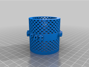 customized personalised pen holder container 3d print model - Mito3D