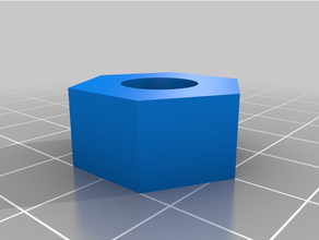 Kalibrierung Hexagon Drucker 3d print model - Mito3D