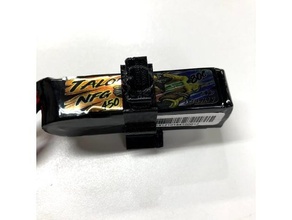 twig twist battery mount 3d print model - Mito3D