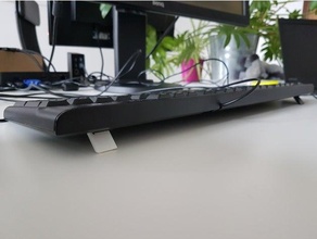 logitech Tastatur Bein Füße Fuß Stütze Stand schonen Teile 3d print model - Mito3D