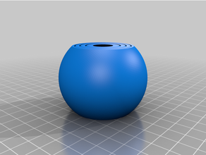 Gyroid Stress Ball 60mm lindern Corona Covid 19 Virus 3d print model - Mito3D