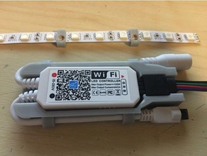 Carlz büyü kablosuz internet Led kontrolör binmek + klipler 3d print model - Mito3D