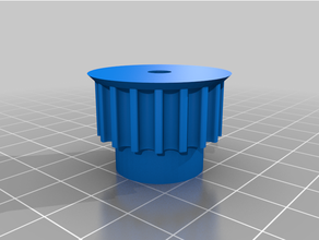 customized parametric pulley library - customizer optimized 3d print model - Mito3D