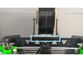 Filamentführung Orballo p3steel Filament leiten 3d print model - Mito3D