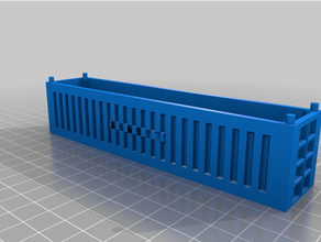40 Fuß Versand Container Rahmen Modell Box 3d print model - Mito3D