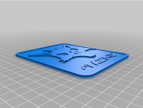 mizke logo gatto 3d print model - Mito3D