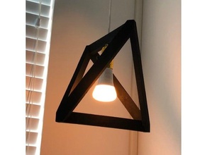 hanging lamp shade hanginglamp light indoor lighting lampshade 3d print model - Mito3D