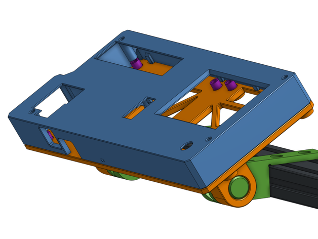 skr v13 + cr 10 estoque lcd inclinado caso bainha bigtreetech cr10 crialidade 13 3D print model - Mito3D