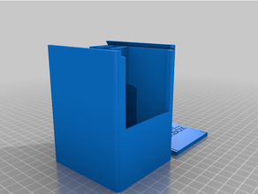 azorius deckbox personalizado 3d print model - Mito3D