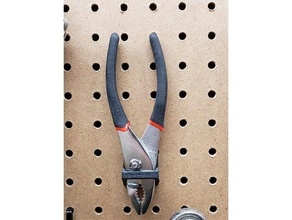 pegboard pliers holder tool tools 3d print model - Mito3D