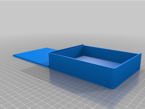angepasst parametrisch Box gleiten Deckel 3d print model - Mito3D