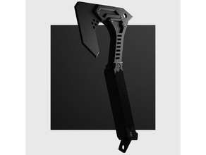 viking airsoft axe accesories 3d print model - Mito3D