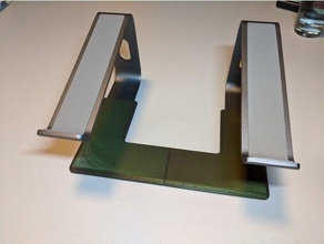 Laptop Stand glatter 3d print model - Mito3D