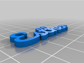 nombre esther customized 3d print model - Mito3D