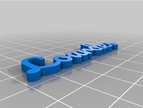 Nombre lourdes angepasst 3d print model - Mito3D