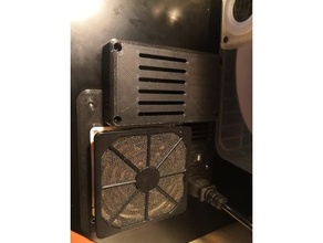 anycubic 4max tarjeta madre cubierta carcasa funda 80 mm ventilador frambuesa Pi 3 caso 3d print model - Mito3D