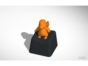 pok seg charmander 1 v1 mx cereja tecla teclado Pokémon 3d print model - Mito3D