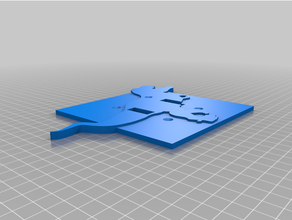dino wall plate 2 gang 3d print model - Mito3D