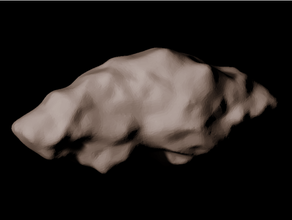1620 geographos escala oitenta asteróide asteróides astronomia nea terra objeto neo modelo solar espaço 3d print model - Mito3D