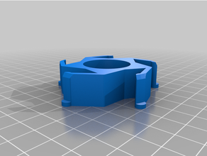 spool hub adapter 245 56 left customized 3d print model - Mito3D