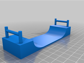finger board mini ramp 3d print model - Mito3D