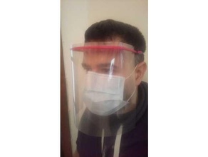 visiera protettiva seguridad cara proteger visera máscara paraca COVID 19 covidfaceshield covidmask mascarilla careta proteccion coronavirus 3d print model - Mito3D