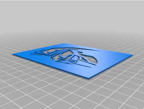 espartano estêncil personalizado 3d print model - Mito3D