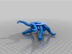 alexa place supporter poulpe amazone 3d print model - Mito3D