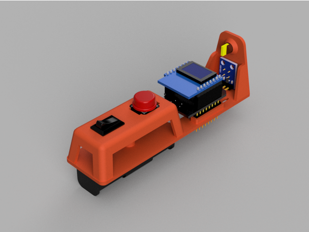 kızılötesi termometre adıyla lazer temp tabanca dijital esp8266 mlx90614 Wemos d1 mini 3D print model - Mito3D