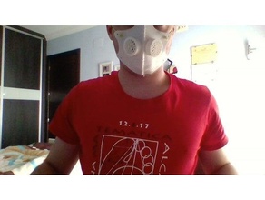 covid 19 masque air filtre coronavirus chirurgien 3d print model - Mito3D