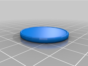 mini frisbee 3d print model - Mito3D