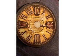 elder sign clock hour hand connector 3d print model - Mito3D