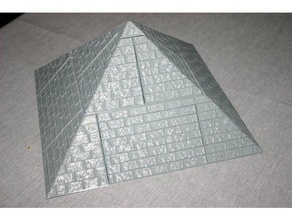 openlock openforge pyramid building tiles - set 2 worn casing stones 28mm 28mmscale dnd dungeons dragons egyptian miniature scenery openforge2 pathfinder pyramids rpg tabletop terrain 3d print model - Mito3D