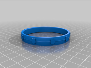 braccialetto polizia distintivi 3d print model - Mito3D