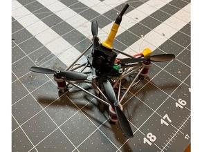 88mm brushed toothpick frame drone drones micro quadcopter racing 3d print model - Mito3D