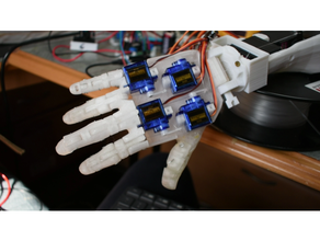 sylvie 2021 robot arm hand inmoov wrist 3d print model - Mito3D