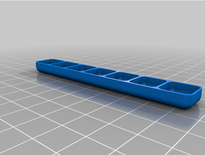 customized square trays 3d print model - Mito3D