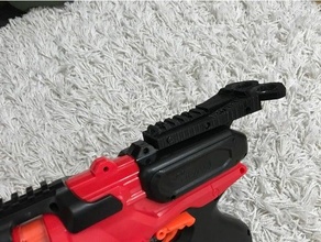 roundhouse grap handle picatinny rail nerf blaster mod rival t-pull 3d print model - Mito3D