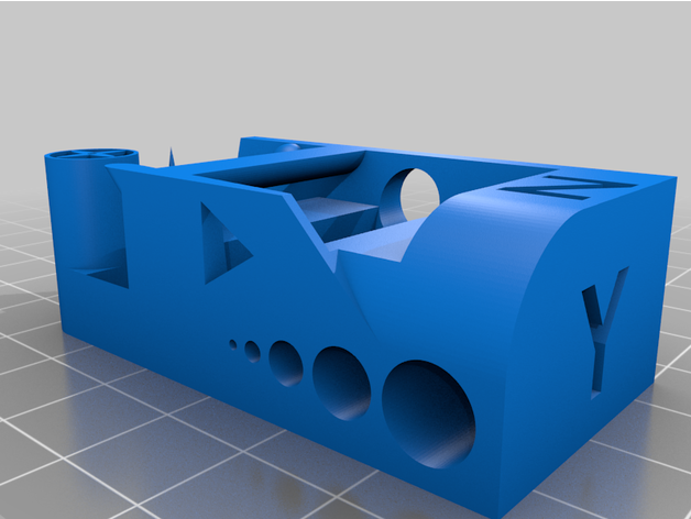 kalibrasyon kalibre etmek küp Ölçek yazıcı 3D print model - Mito3D