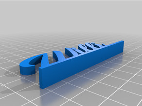 willi plate nameplate 3d print model - Mito3D