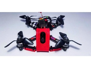akrobat Aksesuarlar çift kamera binmek anten dronlar dörtlü ummagawd 3d print model - Mito3D