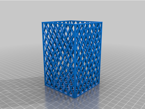 customized mesh box 3d print model - Mito3D