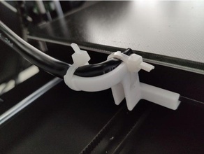 anycubic i3 mega - hotbed cable clip 3d print model - Mito3D