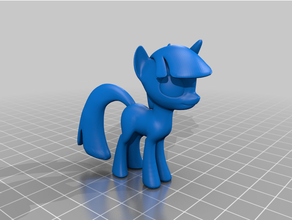 crepuscolo scintillare pony 3d print model - Mito3D