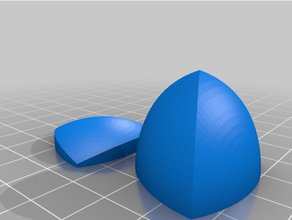 Reuleaux triângulo 3d print model - Mito3D