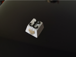 fighting poland- polska walcz keycap cherry mx mechanical keyboard 3d print model - Mito3D