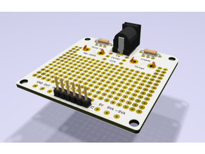 fx caja protoboard guitarra efectos pedal tarjeta circuito impreso 3d print model - Mito3D