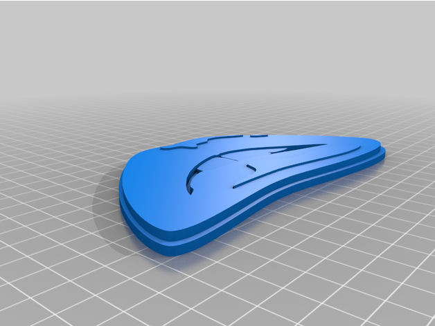 rocoso horror labios Insignia 3D print model - Mito3D