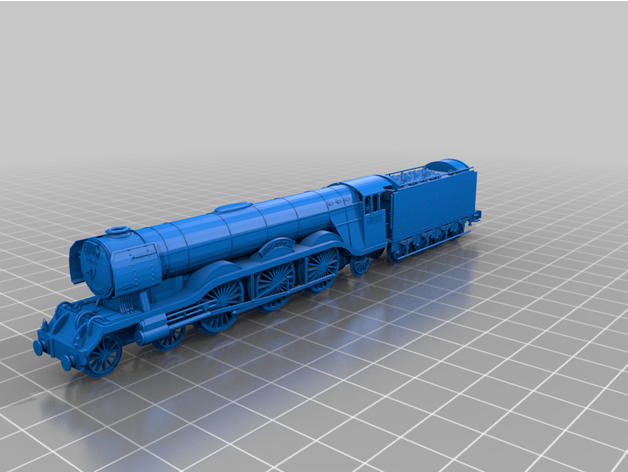 flying scotsman 60103 scale powered 3D print model - Mito3D