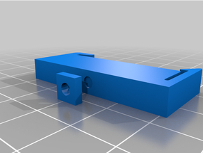 pcb din rail mounting clip uniwersal 50x70 vertical customized 3d print model - Mito3D